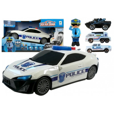 Policajné vozidlo s realistickým zvukom 